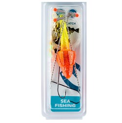 Kinetic Sabiki Pro rig 120 g - Yellow Glitter/Red Target